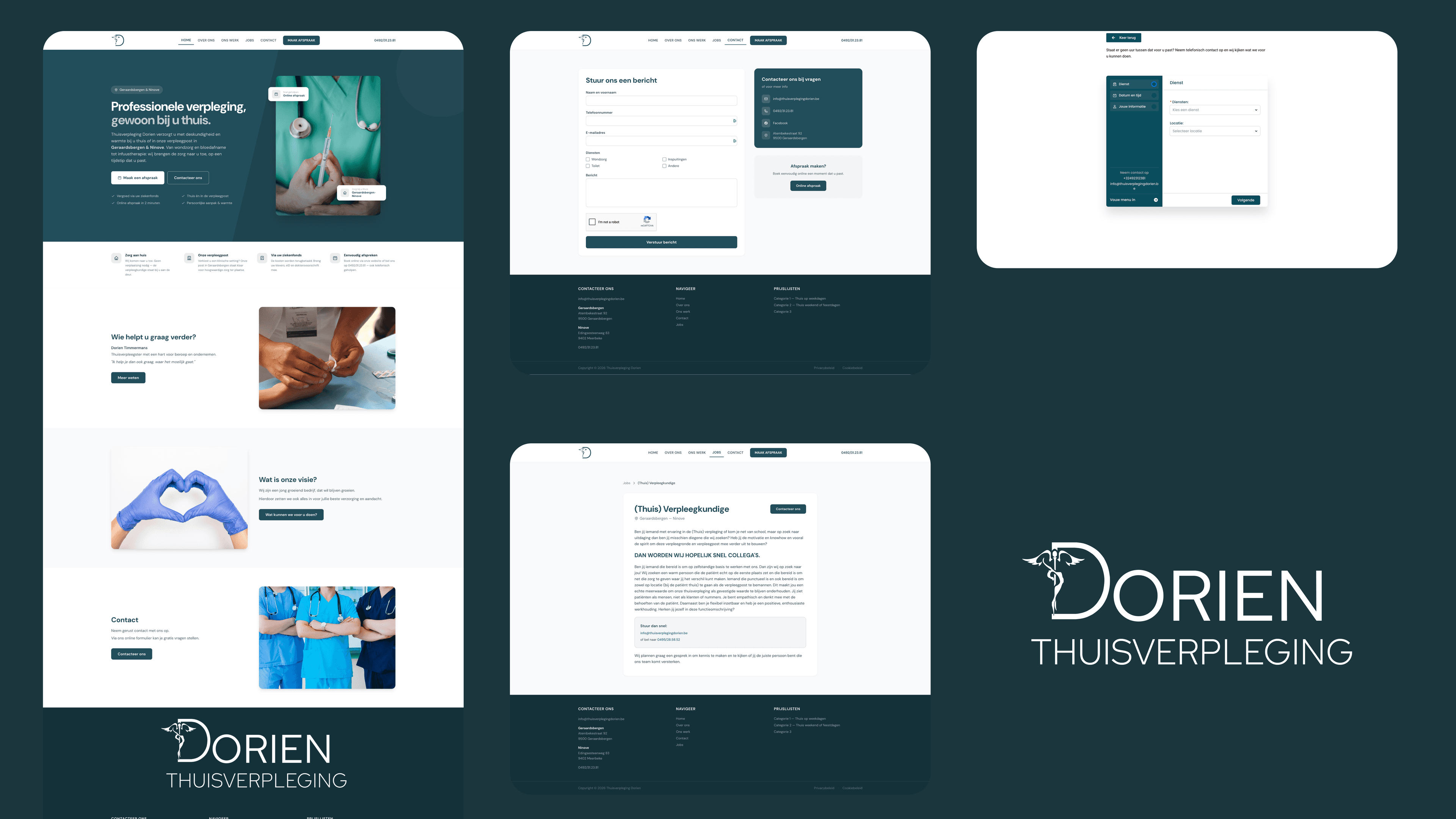 Website Thuisverpleging Dorien